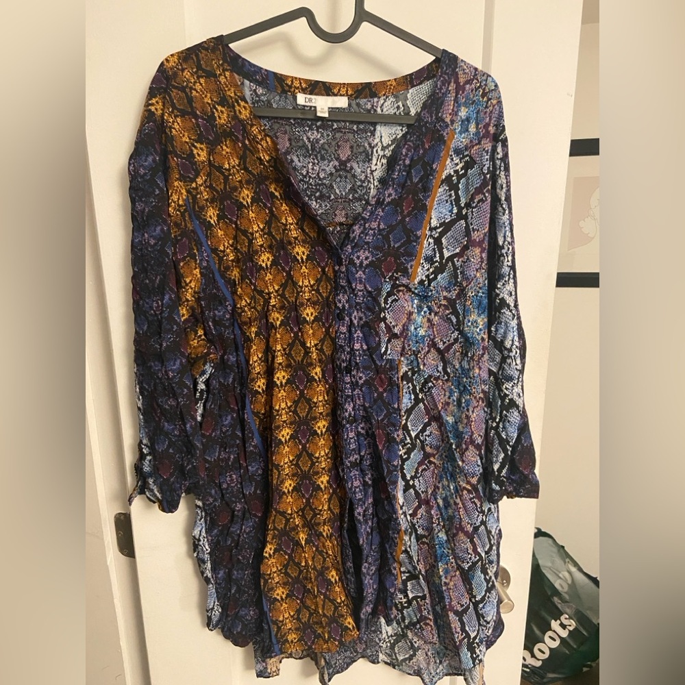Printed Button Down